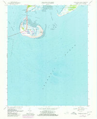 Fishermans Island 1968 topographic map thumbnail