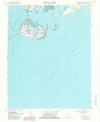 Fishermans Island 1968 topographic map thumbnail