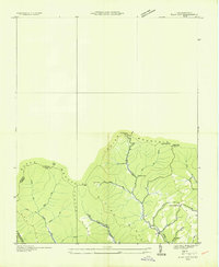 Flat Gap 1935 topographic map preview