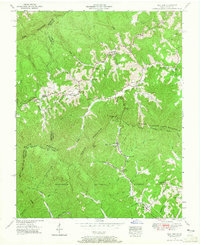 Flat Gap 1955 topographic map thumbnail