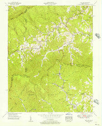 Flat Gap 1955 topographic map preview