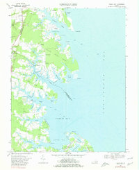 Fleets Bay 1968 topographic map thumbnail