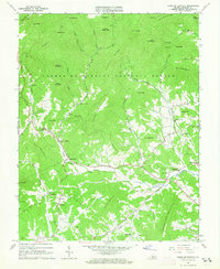 Forks Of Buffalo 1963 topographic map thumbnail