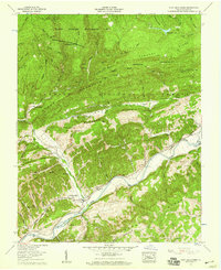 Fort Blackmore 1957 topographic map thumbnail