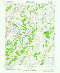 Fort Defiance 1964 topographic map thumbnail