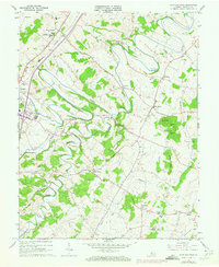 Fort Defiance 1964 topographic map thumbnail