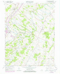 Fort Defiance 1964 topographic map thumbnail