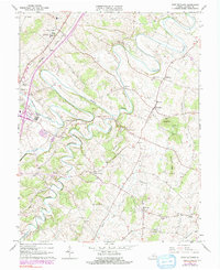 Fort Defiance 1964 topographic map thumbnail