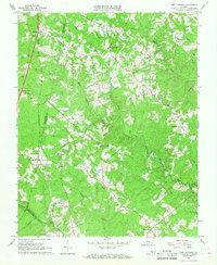 Fort Mitchell 1966 topographic map thumbnail