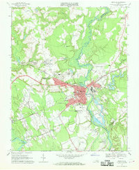 Franklin 1967 topographic map thumbnail