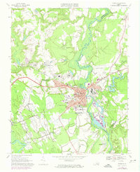 Franklin 1967 topographic map thumbnail