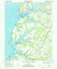 Franktown 1968 topographic map thumbnail