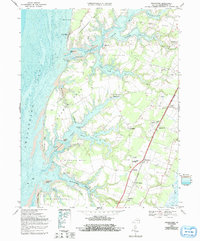 Franktown 1968 topographic map thumbnail