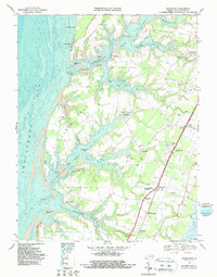 Franktown 1968 topographic map thumbnail