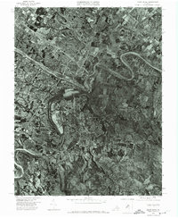 Front Royal 1972 topographic map thumbnail