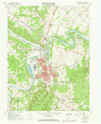 Front Royal 1967 topographic map thumbnail