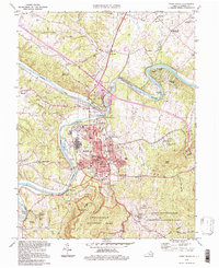 Front Royal 1994 topographic map thumbnail
