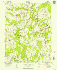 Gainesville 1953 topographic map thumbnail
