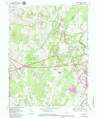 Gainesville 1968 topographic map thumbnail