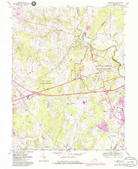 Gainesville 1968 topographic map thumbnail
