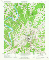 Galax 1965 topographic map thumbnail