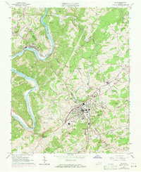 Galax 1965 topographic map preview