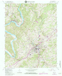 Galax 1965 topographic map thumbnail