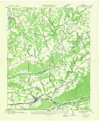 Gate City 1935 topographic map thumbnail