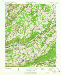 Gate City 1938 topographic map thumbnail