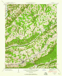 Gate City 1938 topographic map thumbnail