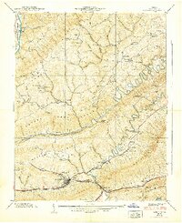 Gate City 1939 topographic map thumbnail