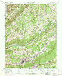 Gate City 1938 topographic map thumbnail