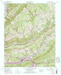 Gate City 1938 topographic map thumbnail