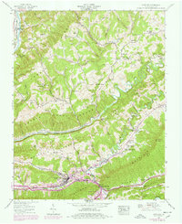 Gate City 1938 topographic map thumbnail
