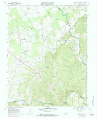 Germanna Bridge 1968 topographic map thumbnail