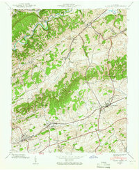 Glade Spring 1938 topographic map thumbnail