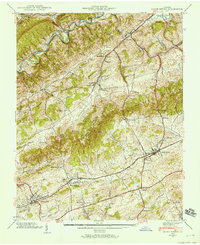 Glade Spring 1938 topographic map thumbnail