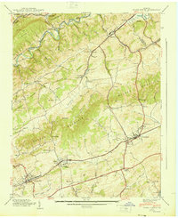 Glade Spring 1939 topographic map thumbnail