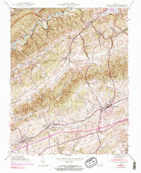Glade Spring 1938 topographic map thumbnail