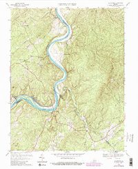 Gladstone 1969 topographic map thumbnail
