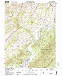 Glasgow 1999 topographic map thumbnail