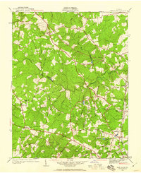 Glen Allen 1936 topographic map thumbnail
