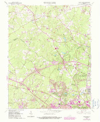 Glen Allen 1963 topographic map thumbnail