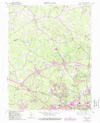 Glen Allen 1963 topographic map thumbnail