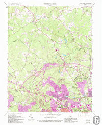 Glen Allen 1963 topographic map thumbnail