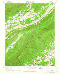Glenvar 1963 topographic map thumbnail
