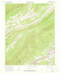 Glenvar 1963 topographic map thumbnail
