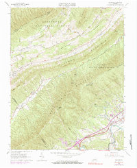 Glenvar 1963 topographic map thumbnail