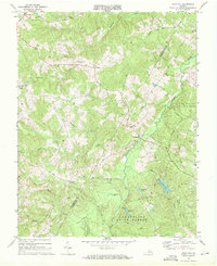 Gold Hill 1968 topographic map thumbnail
