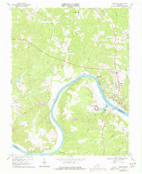 Goochland 1968 topographic map thumbnail